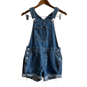 Old Navy Denim Country Prep Summer Jean Shortalls  Overalls Blue
